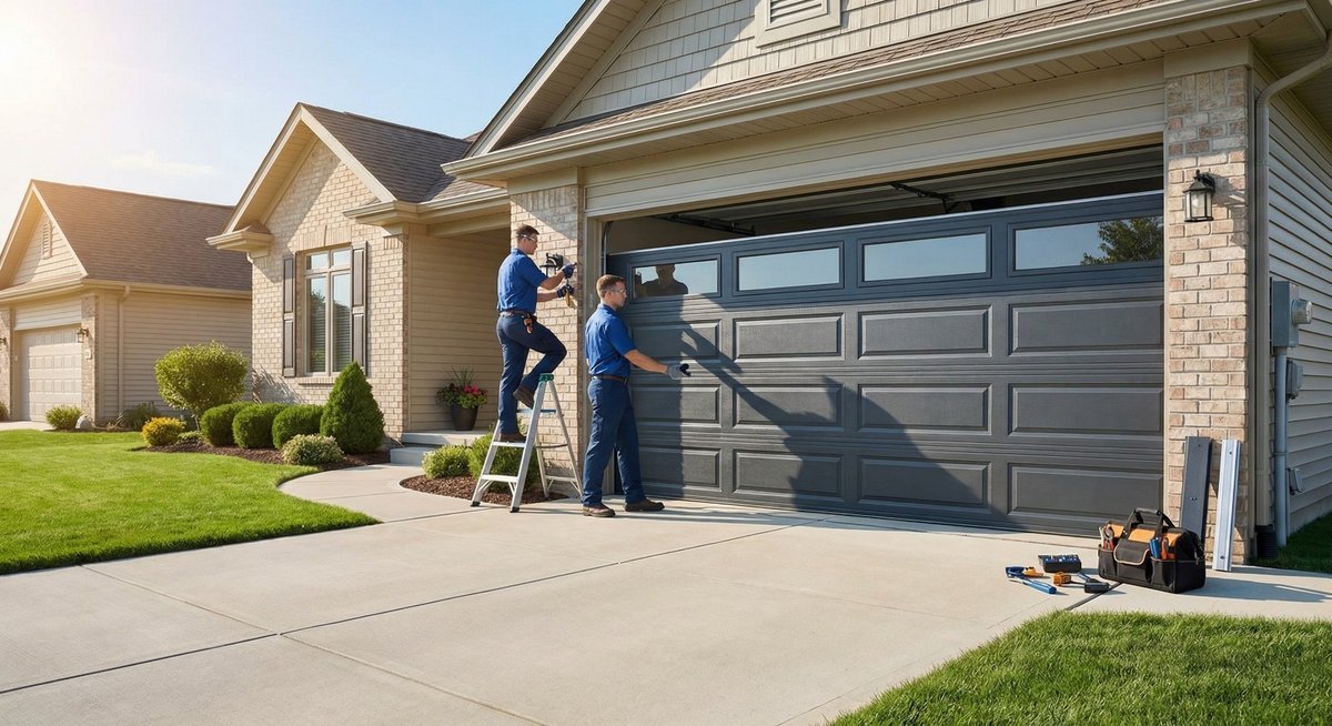 Garage door repair work, gallery photo 8